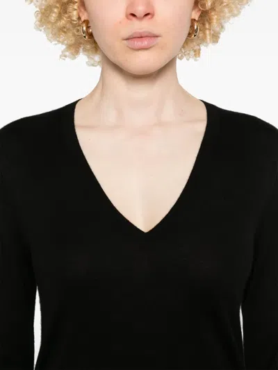 Max Mara Borel Top In Black
