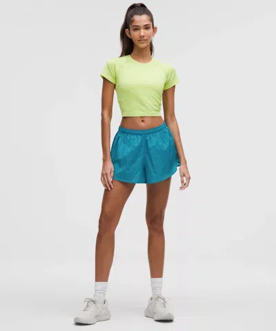 Lululemon Dolphin-hem Mid-rise Running Short 3"