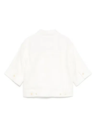 Max Mara Linen Shirt In White