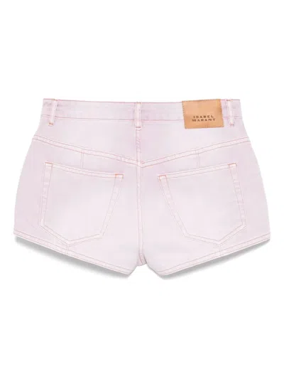 Isabel Marant Tailored Shorts With Multiple Pockets In Pink