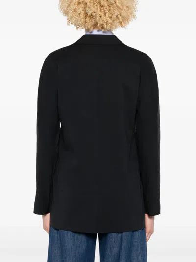 Max Mara Single-breasted Blazer In 黑色
