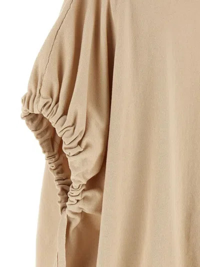 Nude Knitted T-shirt In 中性色