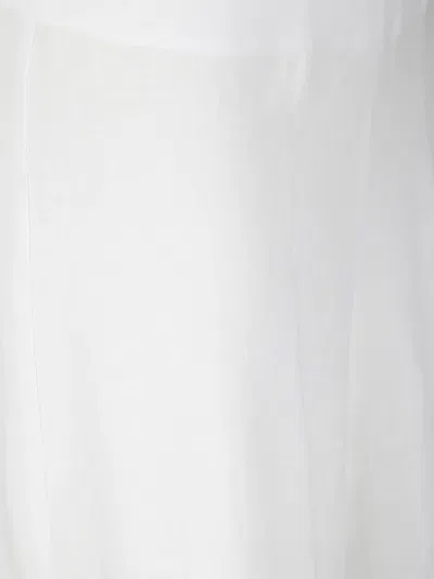 Stefano Mortari Palazzo Linen Pants In 白色