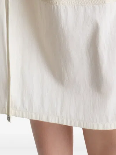 Lemaire Off-white Philippe Weisbecker Apron Midi Dress In Neutral