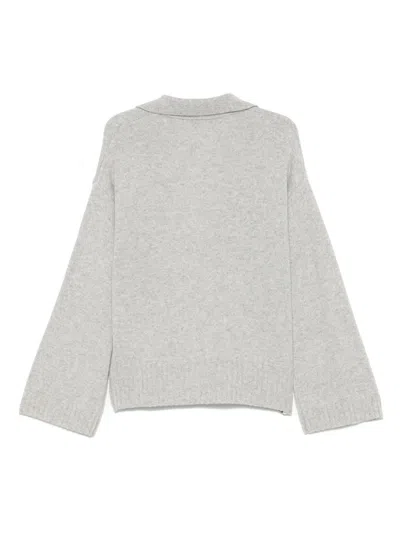 Wild Cashmere Sasha Pullover In Grau