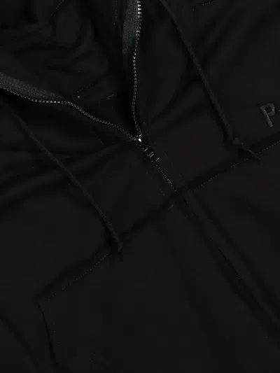 Prototypes Black Toggle Hoodie In Schwarz