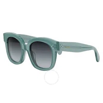 Celine Smoke Gradient Square Ladies Sunglasses Cl4002un 93b 54