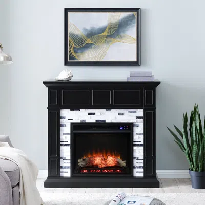 Sei Drovling Marble Touch Screen Electric Fireplace
