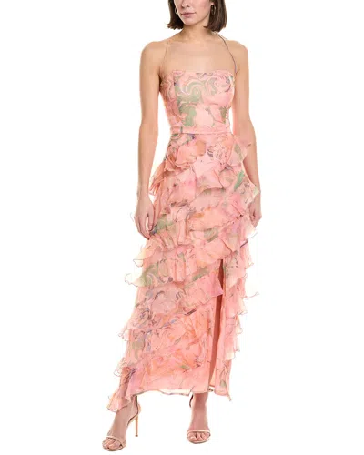 Hutch Lou Midi Dress In Pink