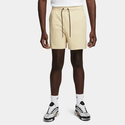 Nike Sportswear Tech Dx0828-783 Shorts Men's Large Gold Drawstring Waist App1337 In Gold