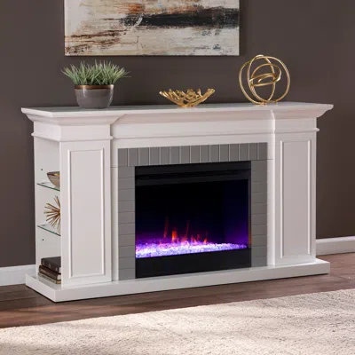 Sei Rylana Bookcase Color Changing Fireplace