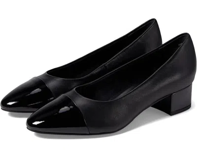 David Tate Colette Women's 8.5 Black Nappa Leather Slip-on Stylish Pumps Zpo77 (black,8.5) In Black