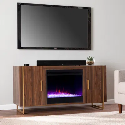 Sei Dashton Color Changing Fireplace With Media Storage