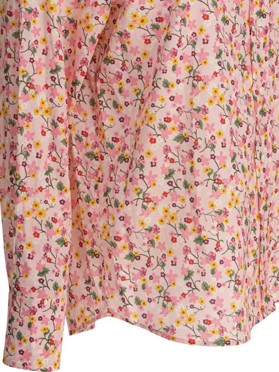 Ines De La Fressange Floral Pattern Long-sleeve Shirt In Pink