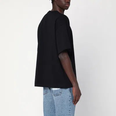 Séfr 黑色棉花船员脖子t恤 In Black