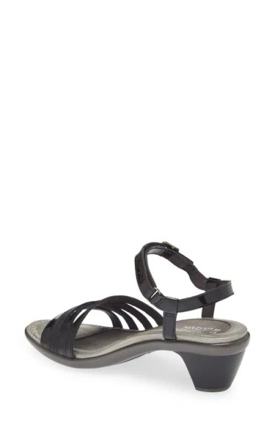Naot Current Sandal In Black Leather