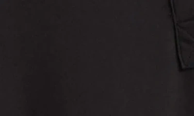 Nydj Print Pleat Back Sleeveless Split Neck Blouse In Black