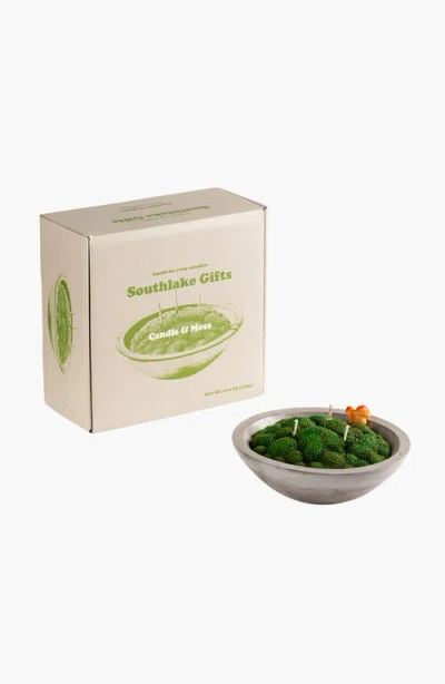 Southlake Gifts Grass Moss Scented Candle Bowl In Grass Moss