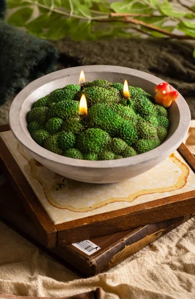 Southlake Gifts Grass Moss Scented Candle Bowl In Grass Moss