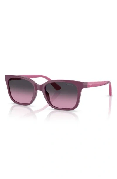 Vogue 49mm Rectangular Sunglasses In Purple