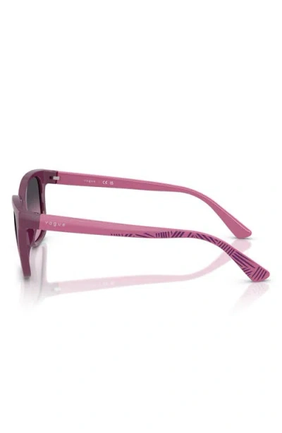 Vogue 49mm Rectangular Sunglasses In Purple