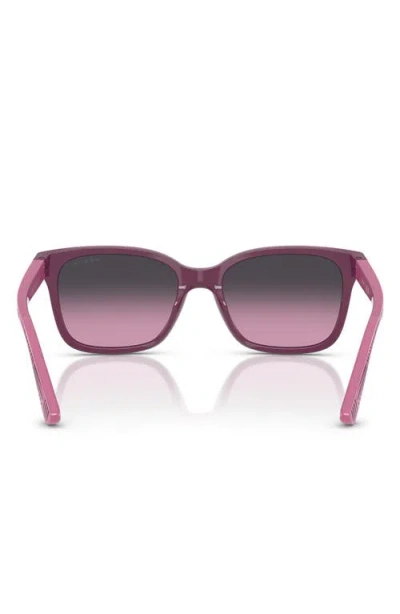 Vogue 49mm Rectangular Sunglasses In Purple