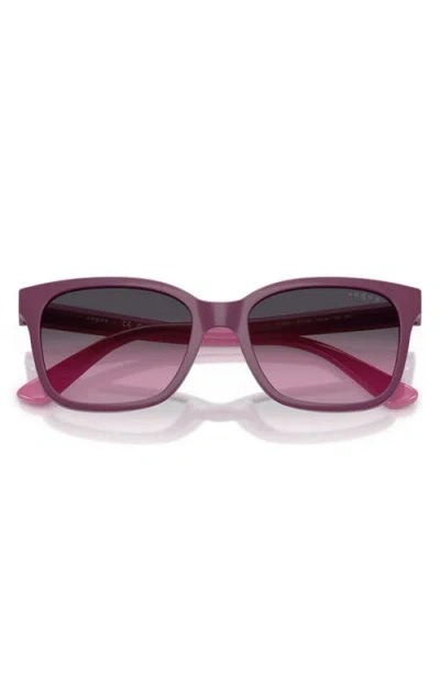 Vogue 49mm Rectangular Sunglasses In Purple
