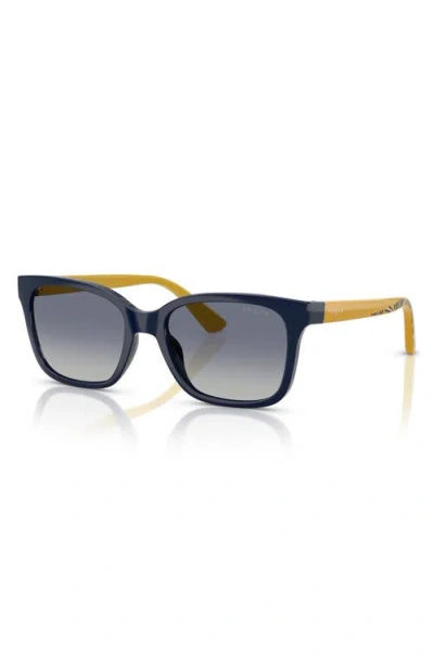 Vogue 49mm Rectangular Sunglasses In Dark Blue