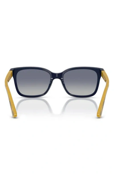 Vogue 49mm Rectangular Sunglasses In Dark Blue