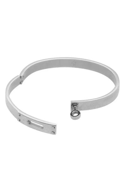 St. Moran Tarnish Resistant Bangle In Silver