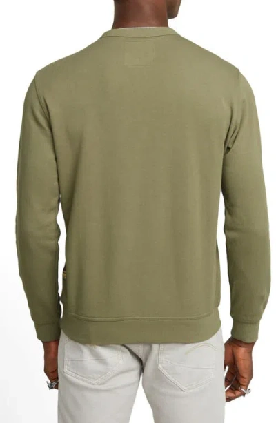 G-star G-script Logo Graphic Sweatshirt In Ensis Green