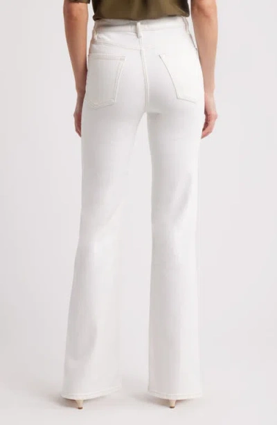 Frame The Pencil Crop High Waist Ankle Slim Straight Leg Jeans In Au Natural Clean