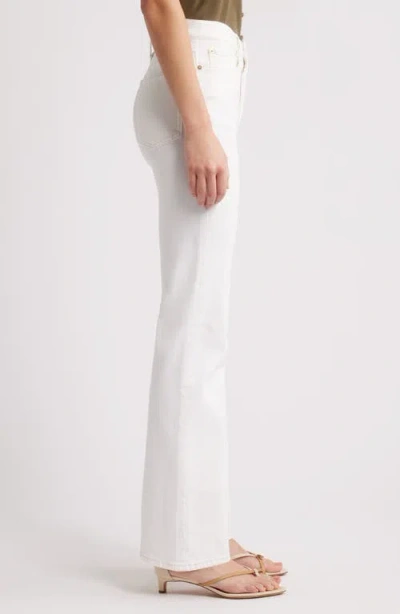 Frame The Pencil Crop High Waist Ankle Slim Straight Leg Jeans In Au Natural Clean