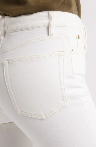 Frame The Pencil Crop High Waist Ankle Slim Straight Leg Jeans In Au Natural Clean