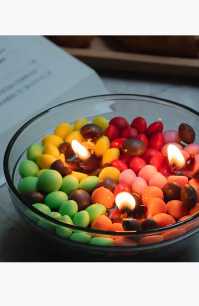 Southlake Gifts Rainbow Sugar Bowl Scented Candle In Multicolored Pastels