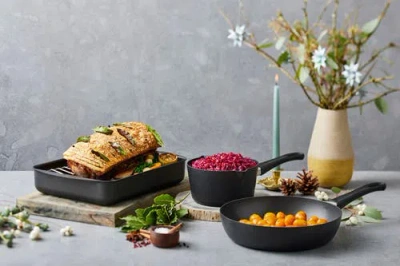 Scanpan Classic 3.25-qt. Nonstick Saute Pan With Lid In Black