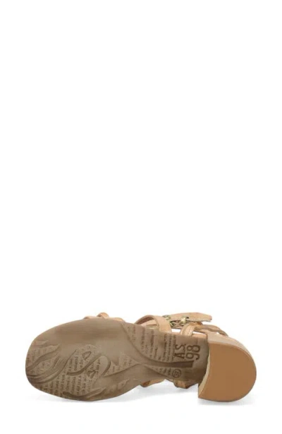 As98 A.s.98 Mack Ankle Wrap Sandal In Sand