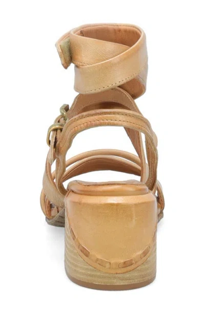 As98 A.s.98 Mack Ankle Wrap Sandal In Sand