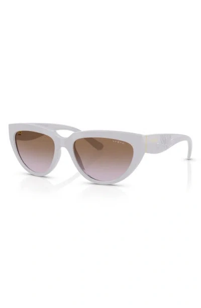 Vogue 54mm Irregular Sunglasses In Violet