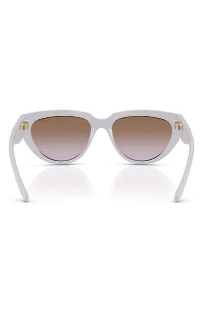 Vogue 54mm Irregular Sunglasses In Violet