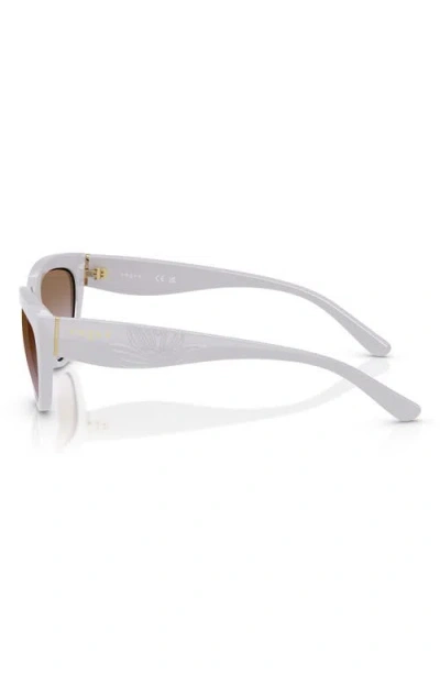 Vogue 54mm Irregular Sunglasses In Violet
