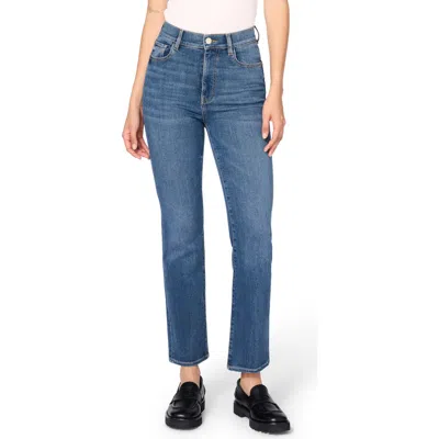 Warp & Weft Ase Stretch High Rise Straight Jean In Takeoff