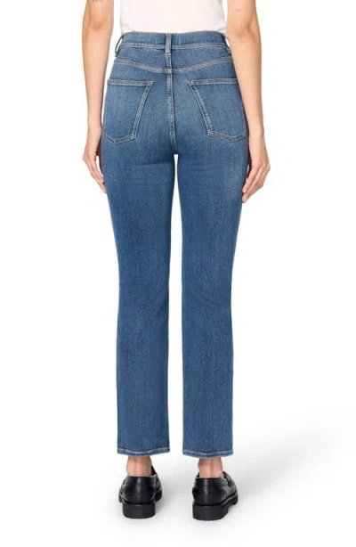 Warp & Weft Ase Stretch High Rise Straight Jean In Takeoff