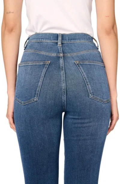 Warp & Weft Ase Stretch High Rise Straight Jean In Takeoff