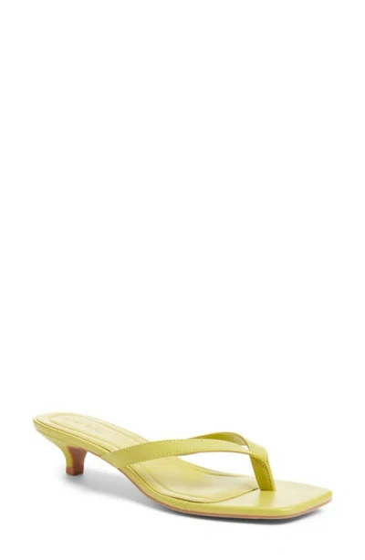 Open Edit Tori Kitten Heel Sandal In Green Lime