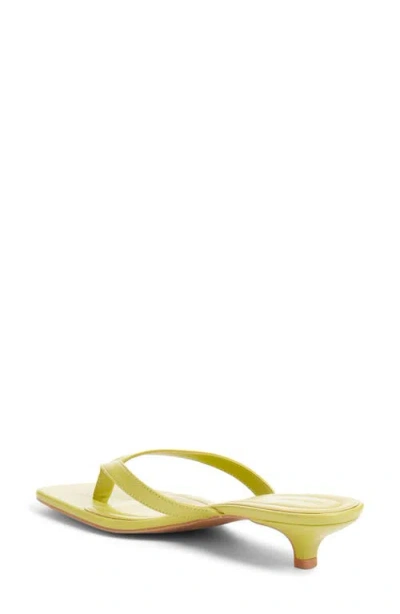 Open Edit Tori Kitten Heel Sandal In Green Lime