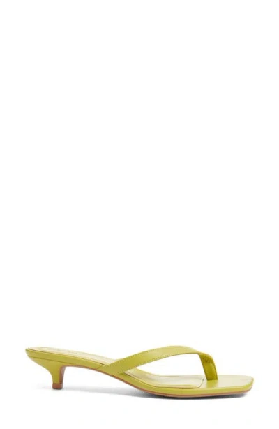 Open Edit Tori Kitten Heel Sandal In Green Lime