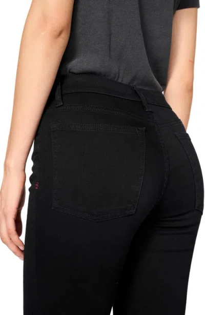 Warp & Weft Jfk Mid Rise Skinny Jean In Black