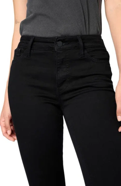 Warp & Weft Jfk Mid Rise Skinny Jean In Black