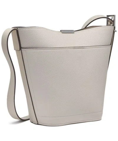 Halston Jagger Large Bucket Bag In Cream
